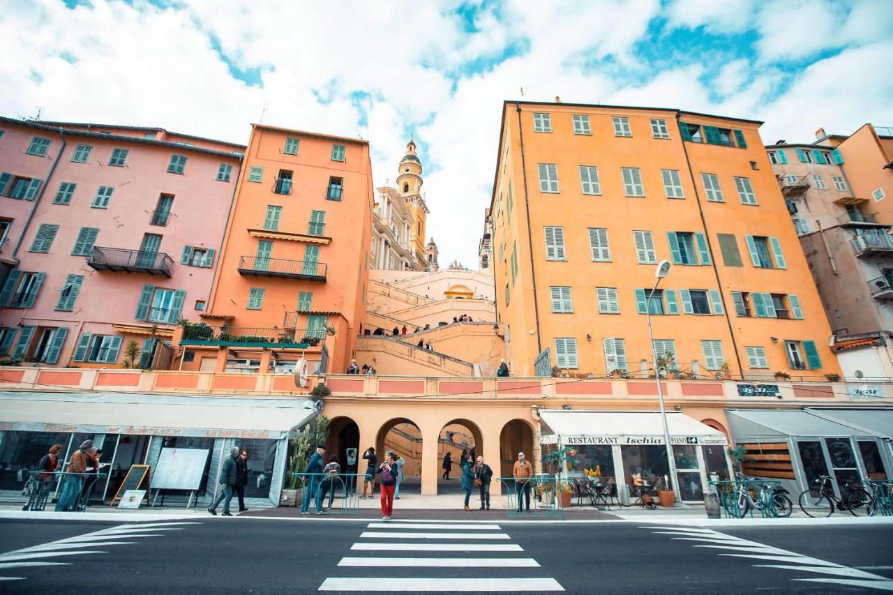Monaco # Menton - 4 Persons - Hypercenter - Private Parking - Full Renovated - Clim - Fast Wifi - Beach And Sun Exterior photo